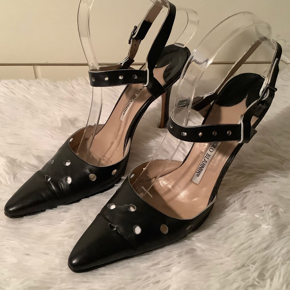 Manolo Blahnik Lasercut Heels - Picture 8 of 8